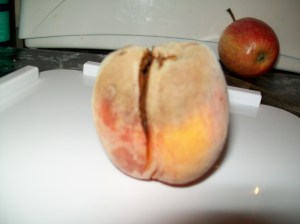 Peach after