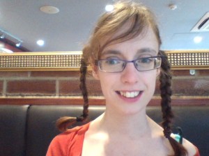 Me with plaited hair